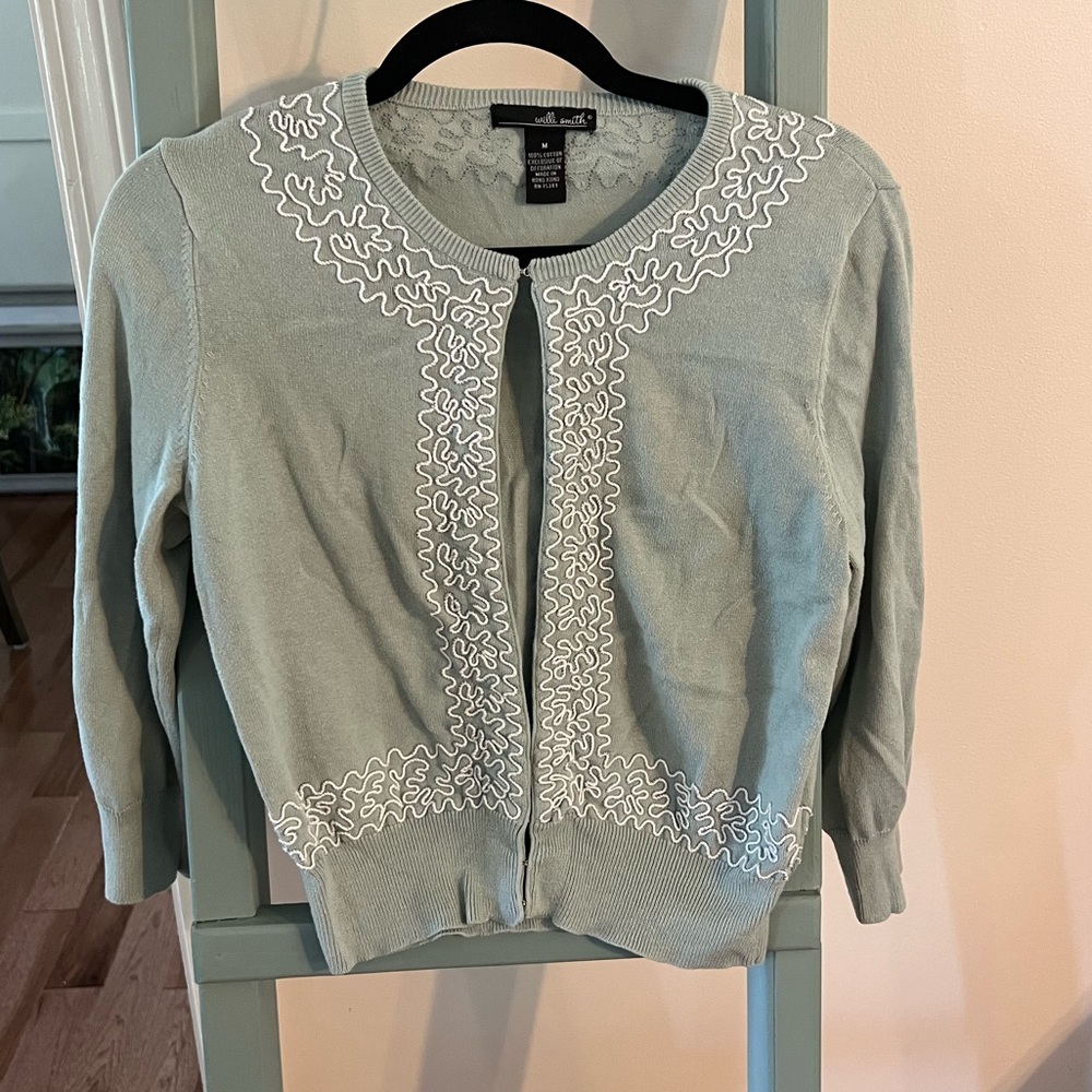 Willi Smith Retro Cardigan size Medium
